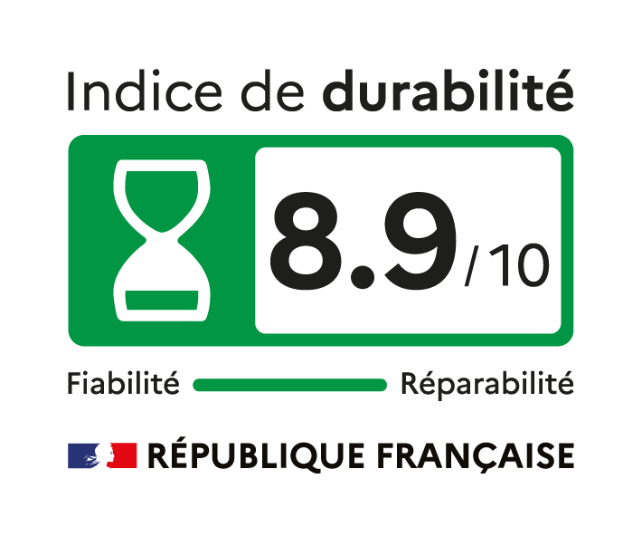 Télécharger la fiche indice de réparabilité Télécharger l'indice de réparabilité note 7,0/10 du téléviseur EK55UX310VSQ