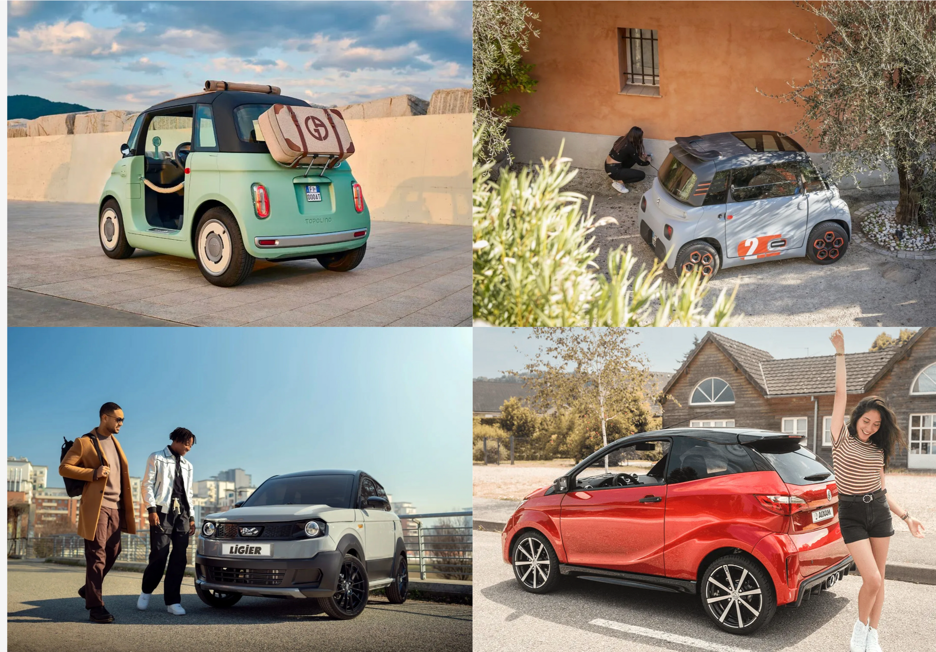 Le top 5 des voitures sans permis électriques