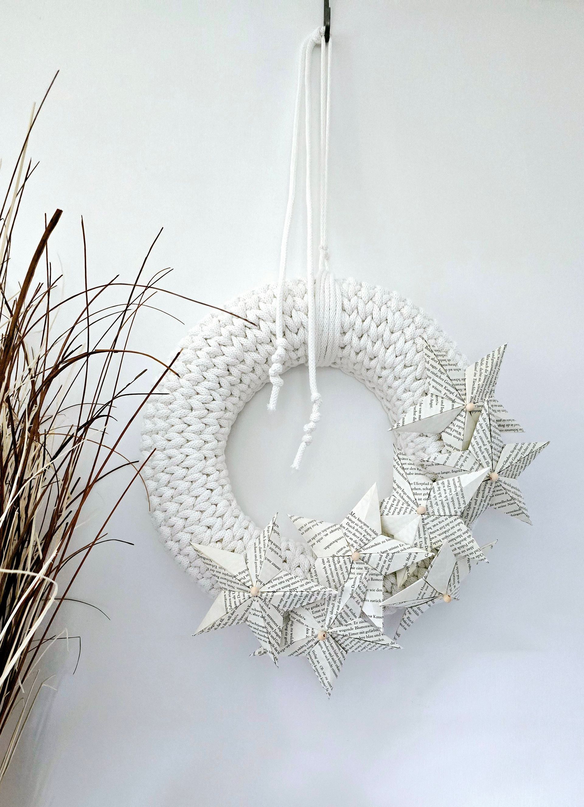 Ihr habt gefragt – ich liefere! Viele wollten wissen, wie ich den Kranz für das Gewinnspiel mit der