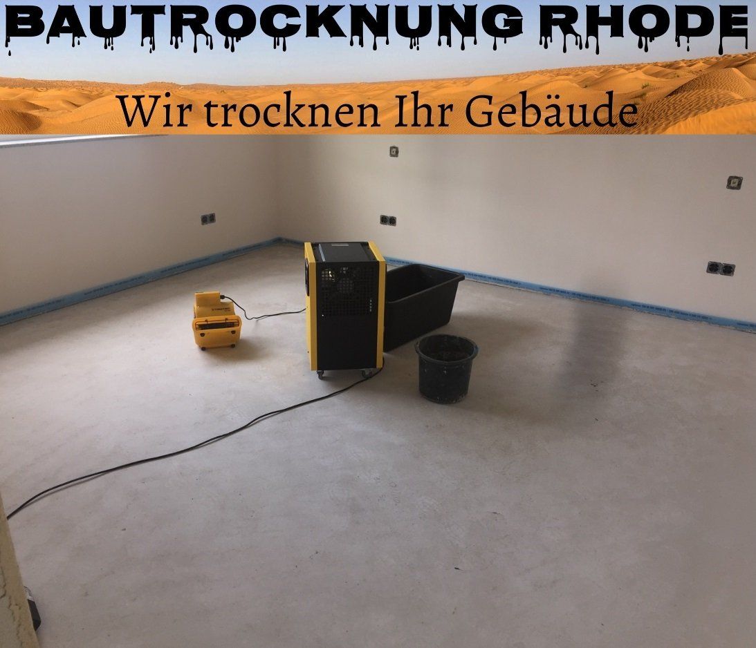 Bautrocknung Neubau mit Lüfter