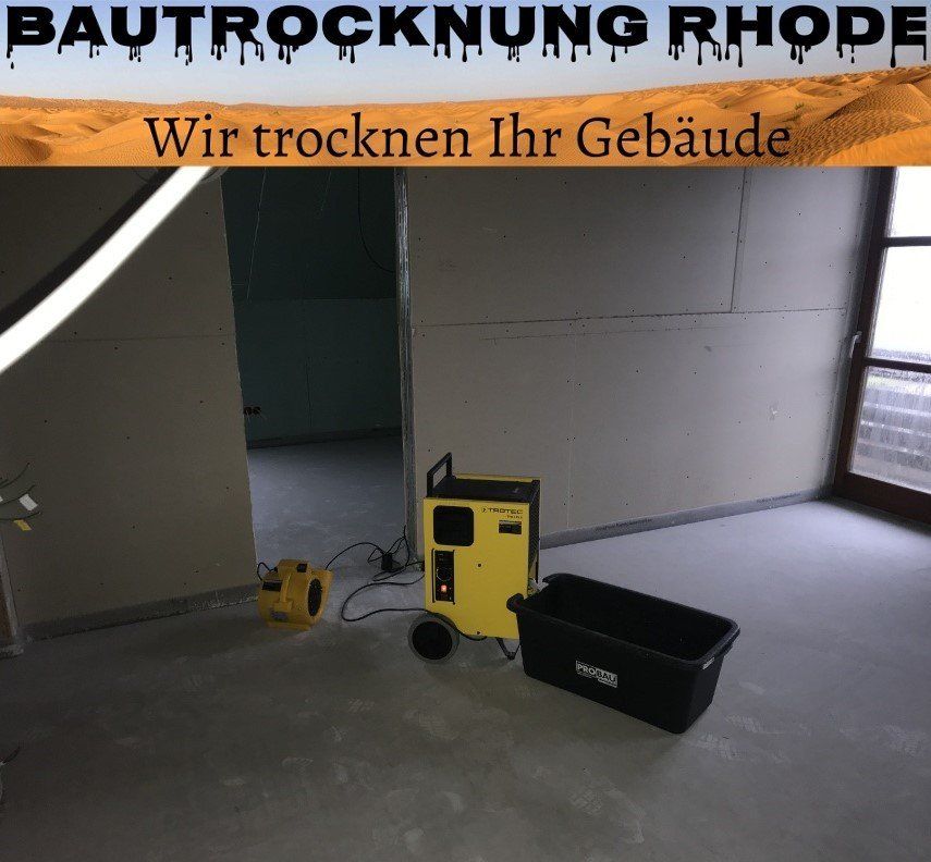 Estrich trocknen besser mit Bautrockner. Auch damit die Rigipsplatten durch die hohe Luftfeuchtigkeit nicht Schimmeln.