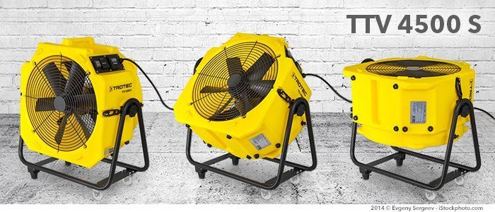 Axialventilator TTV 4500 mit Neigegestell