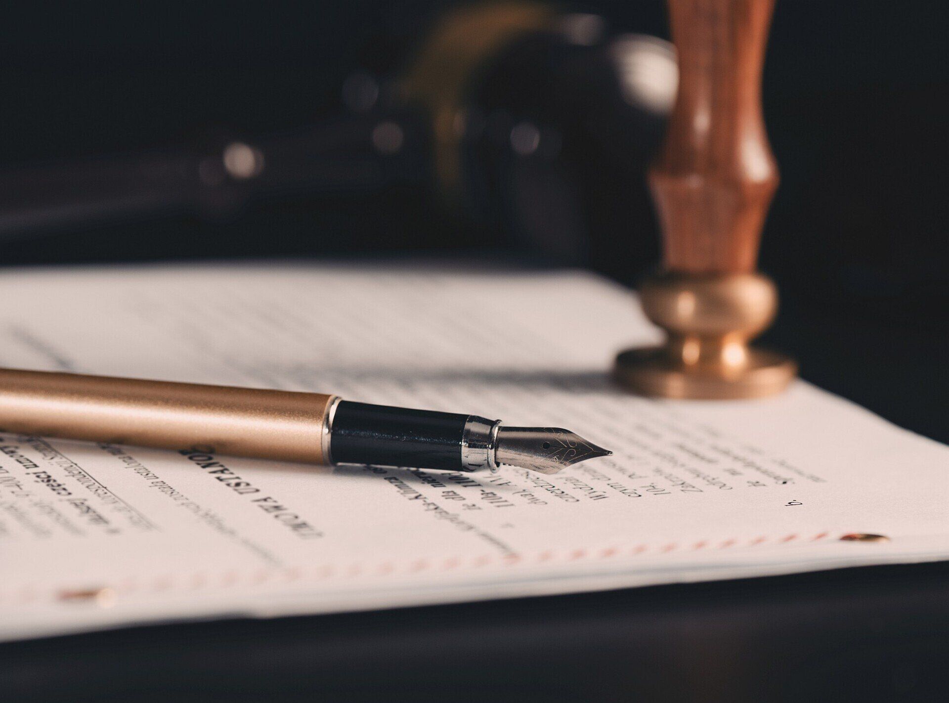 Zur Unterschrift bereites Dokument Zur Unterschrift bereites Dokument