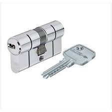 photo d'un cylindre sécable avec sa clé