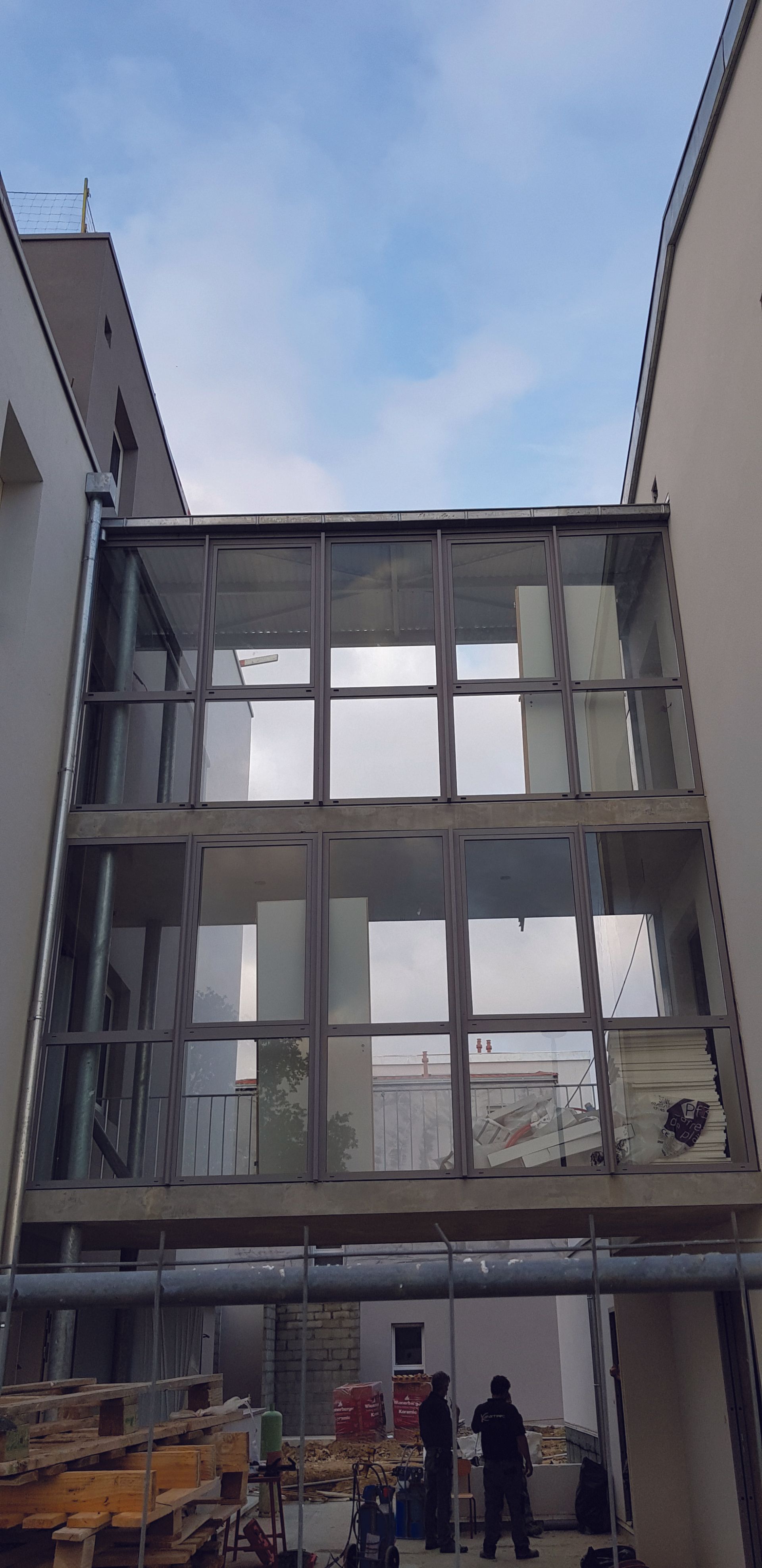 mur rideau aluminium