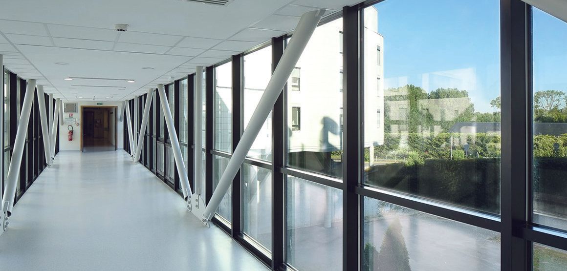 Fenêtre aluminium ouvrant visible