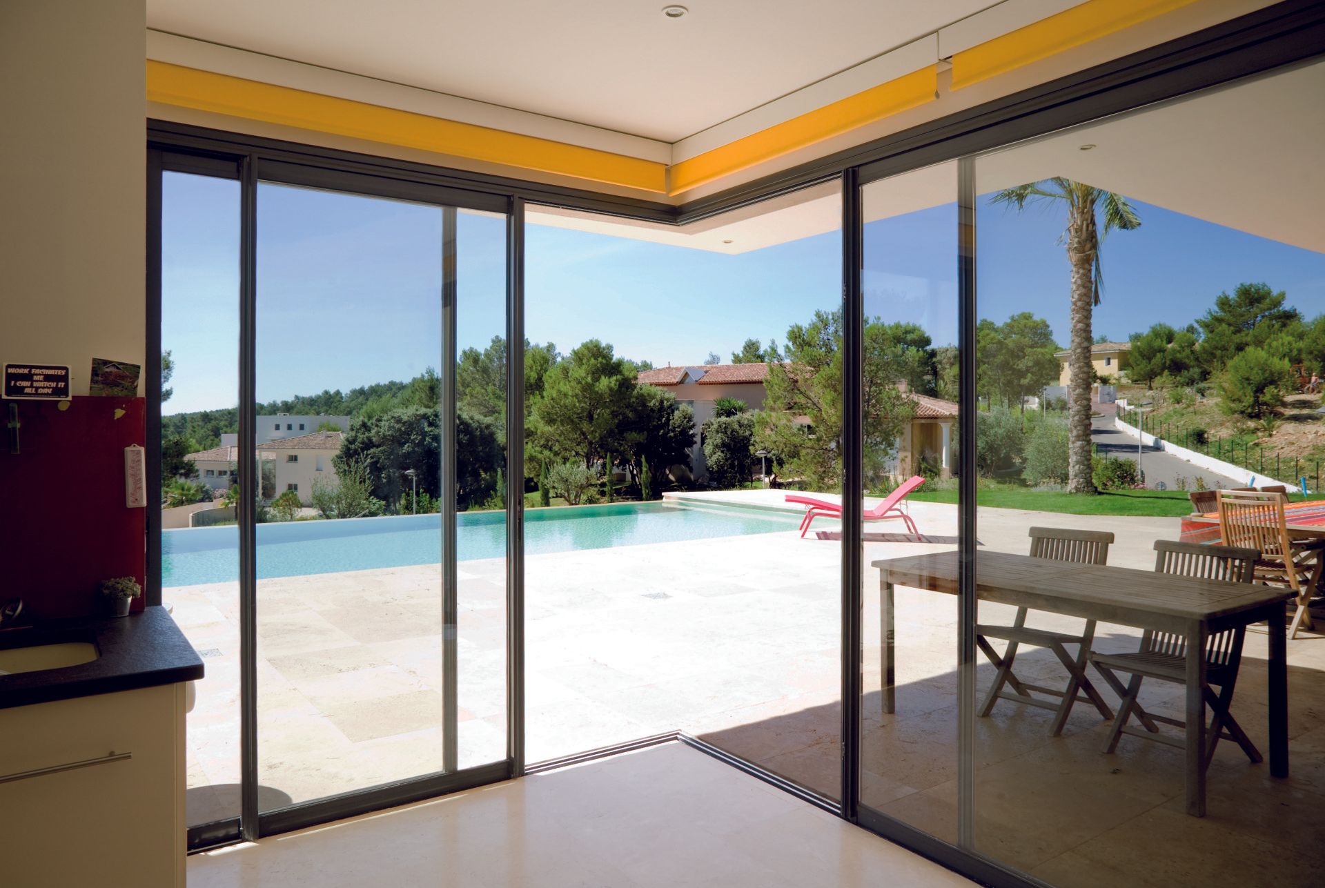 fabricant coulissant d'angle aluminium