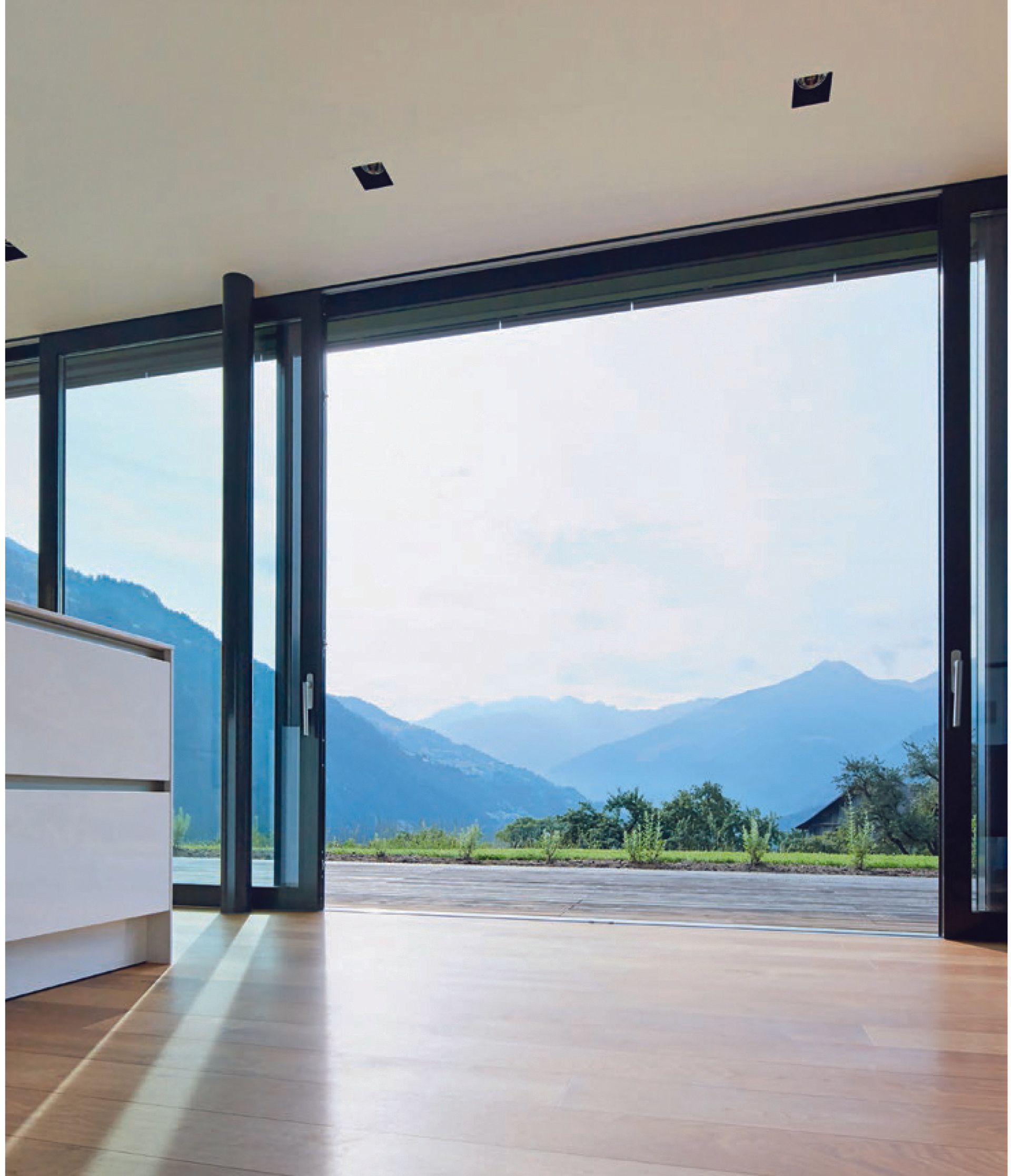 coulissant à levage en aluminium