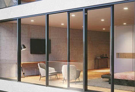 Baie coulissante à translation