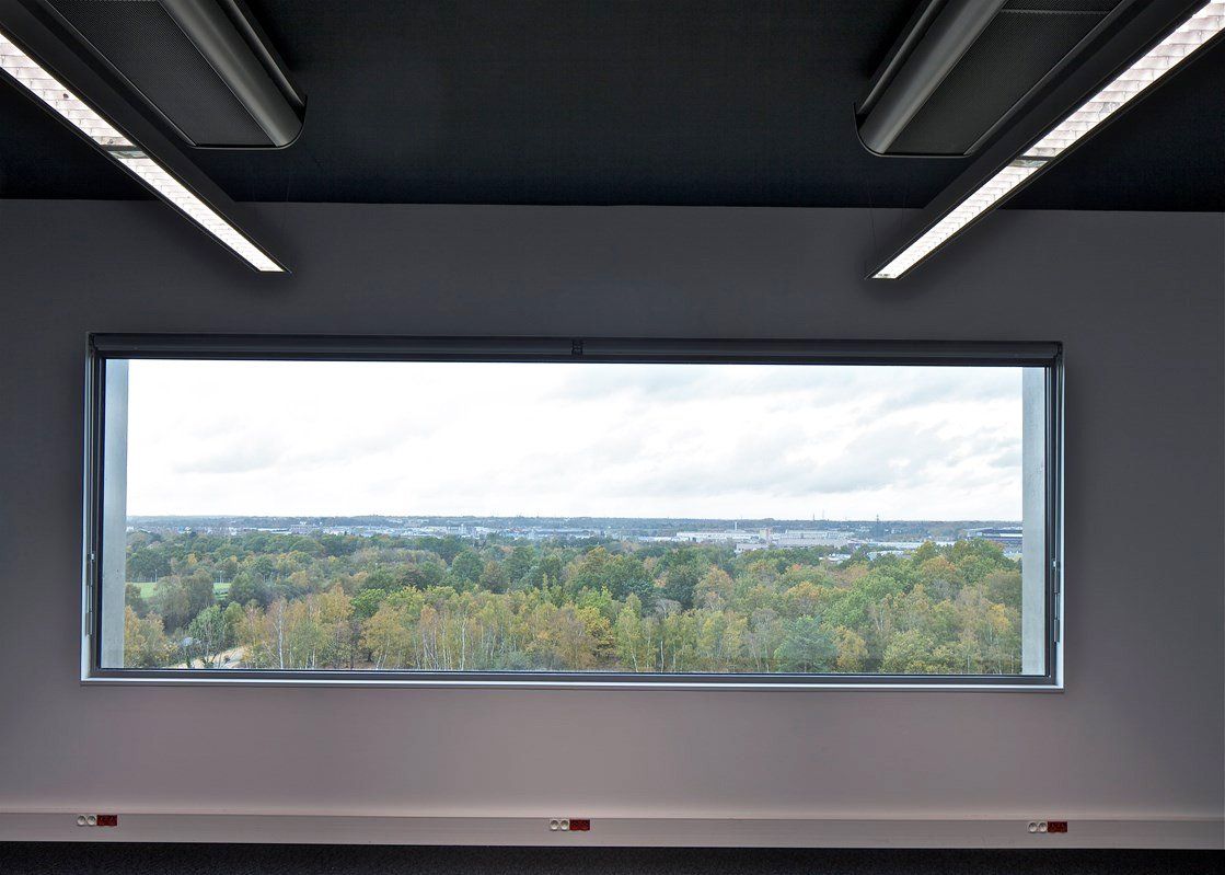 ouverture aluminium visible