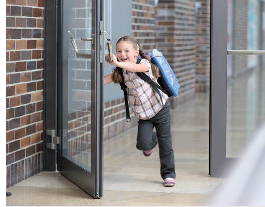 Porte coupe-feu aluminium EI30