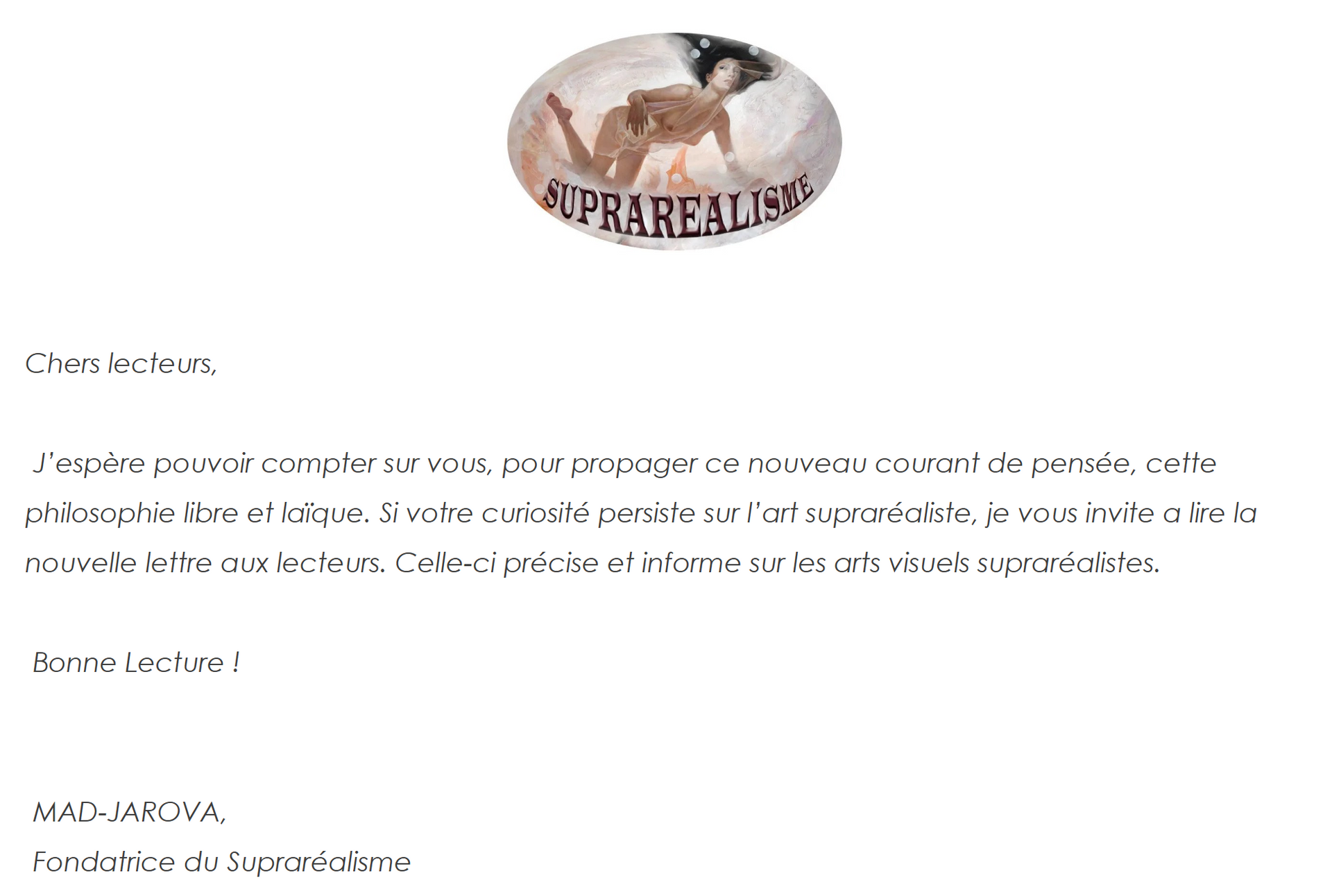 Lettre d’information aux lecteurs - Mai 2025