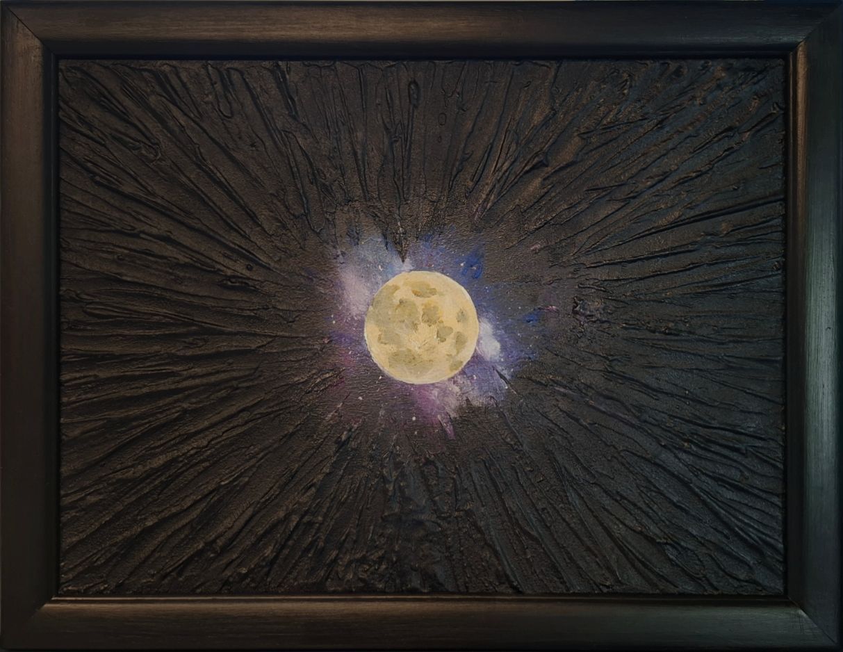 Acryl Original von Anna Beer – Abstrakt, handgemalt