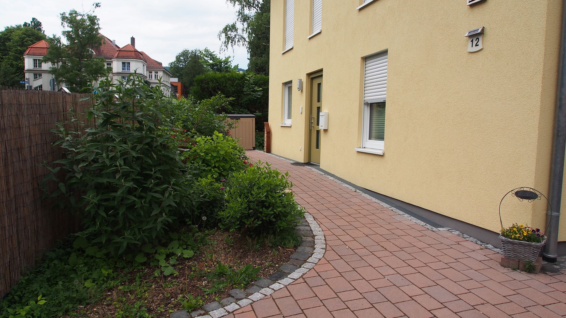 Hauseingang der Ferienwohnung