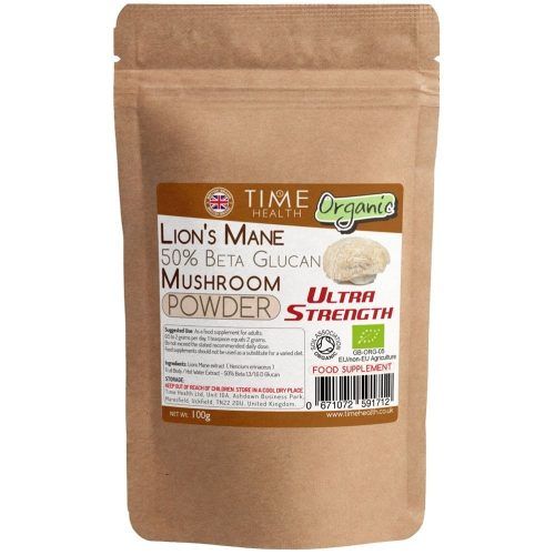 lions mane mushroom powder supplement