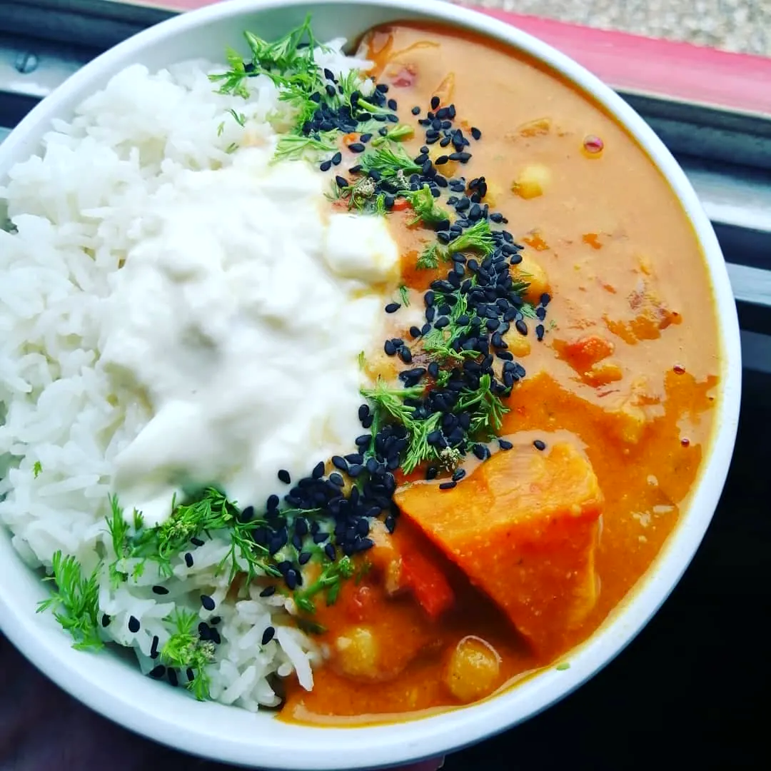 Sweet potato peanut stew