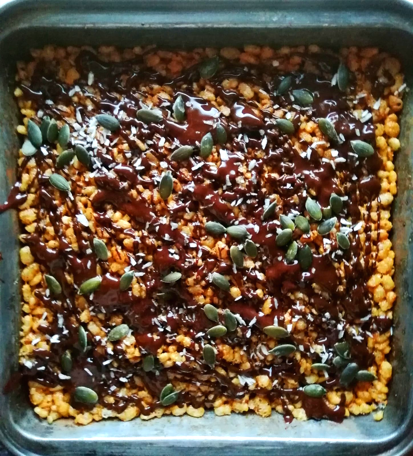 Protein Rice Krispies Squares