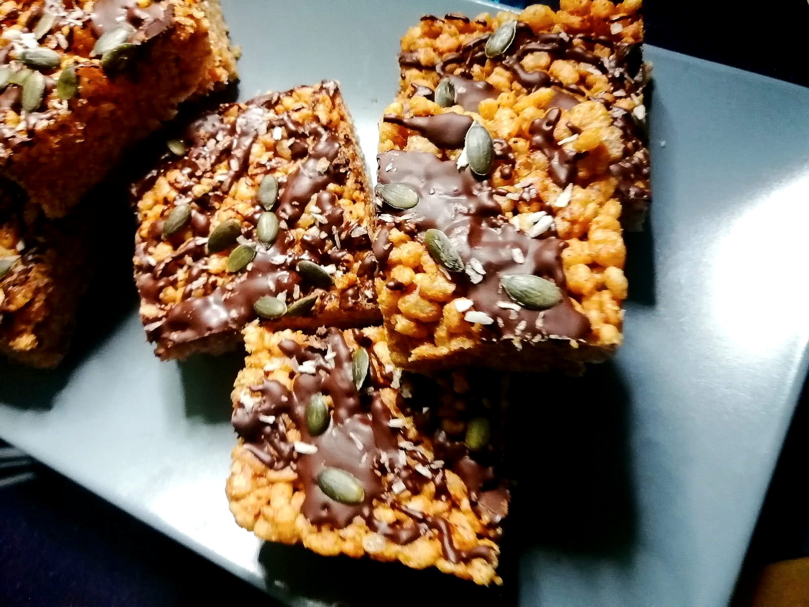 Protein Rice Krispies Squares
