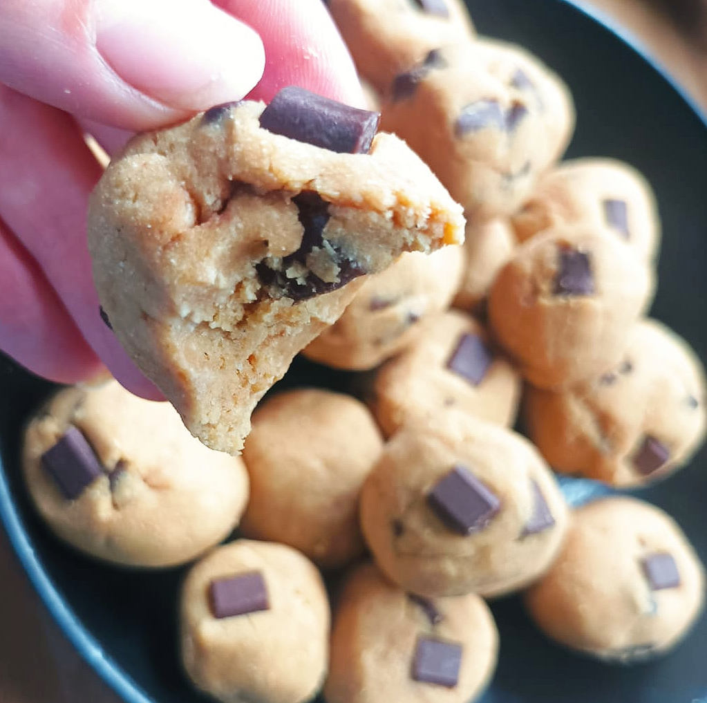 cookie dough energy balls