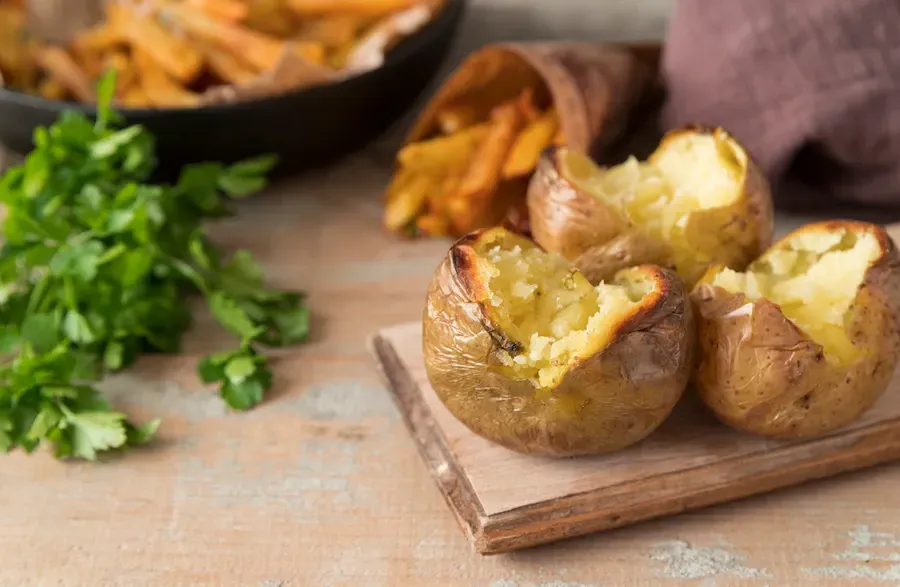 baked potatoes