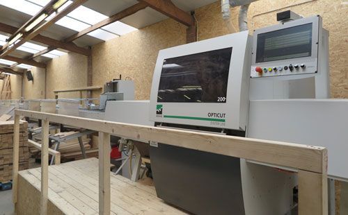 Weinig Dimter OptiCut 200 mit Combiscan Weinig Dimter OptiCut200 mit Combiscan