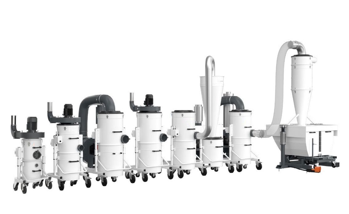 Absaugung Stationär Holz Industriesauger Alu PVC