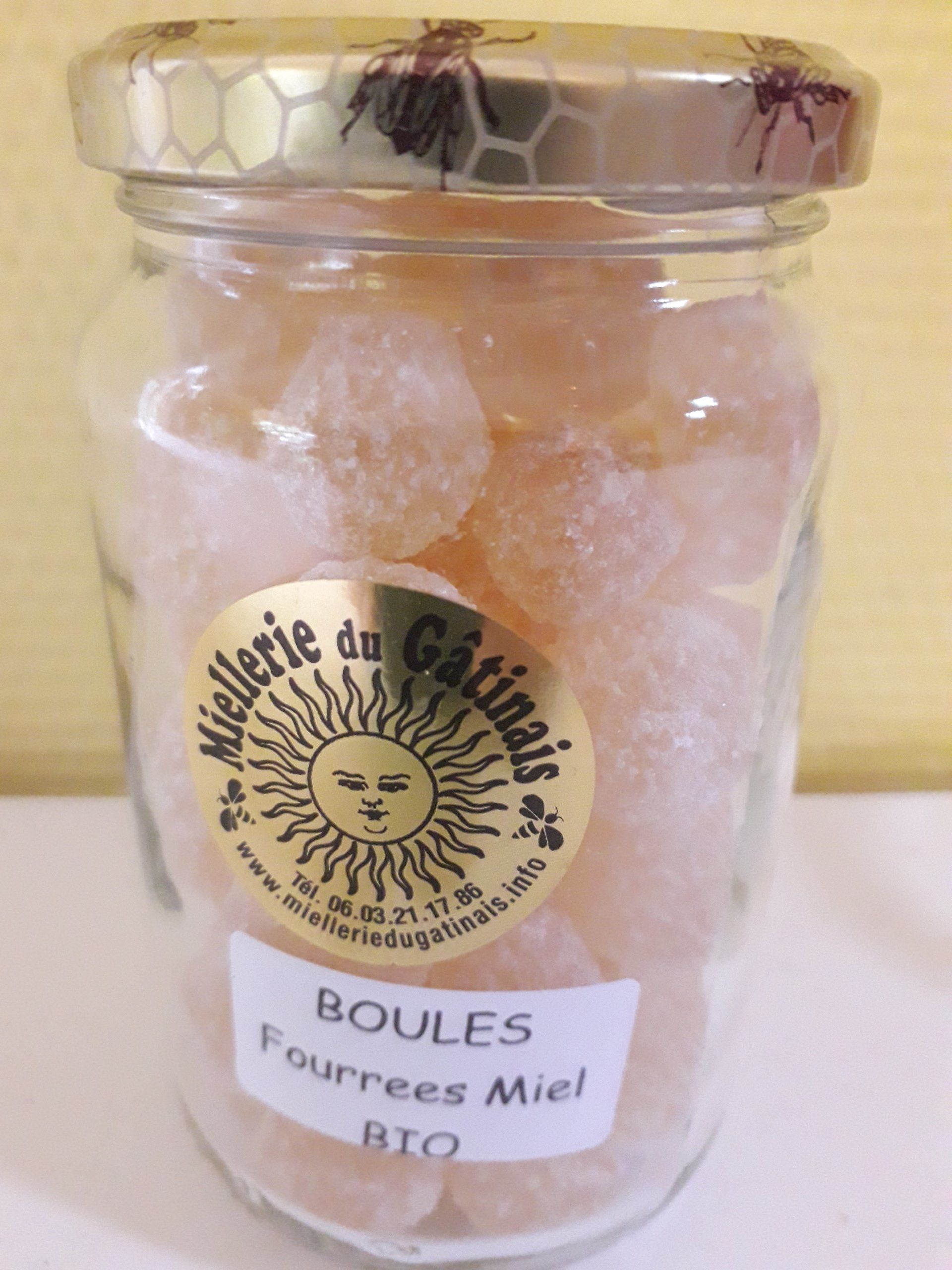 Photo de Boules fourrées miel