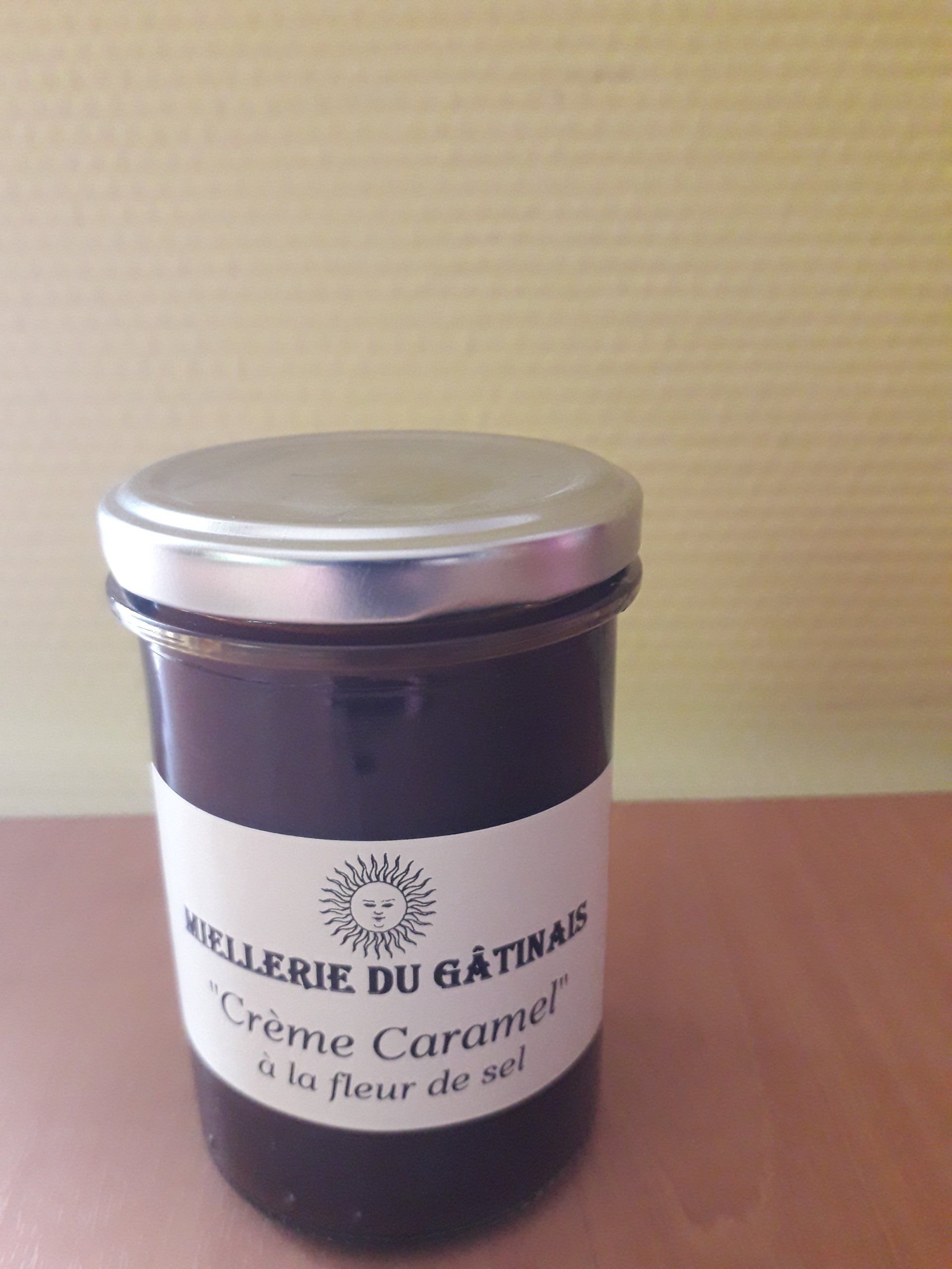 Photo de crème caramel à la fleur de sel