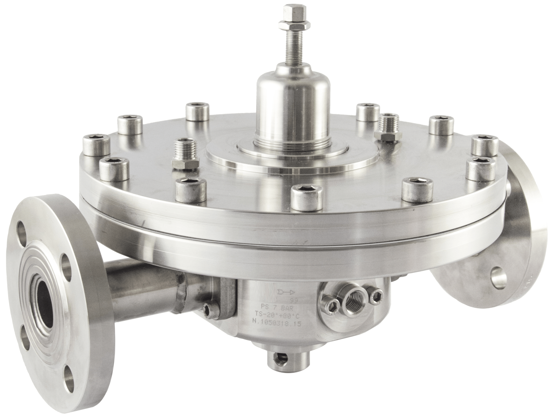 Regulador bridado baja presión