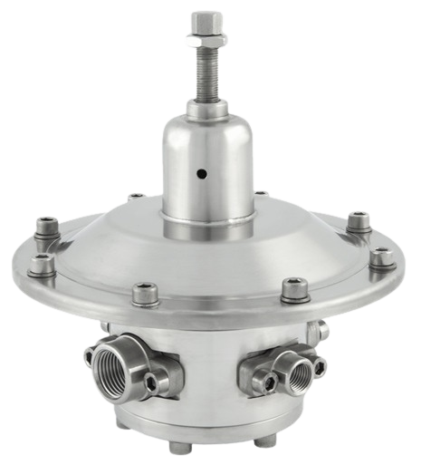 Regulador baja presión inoxidable