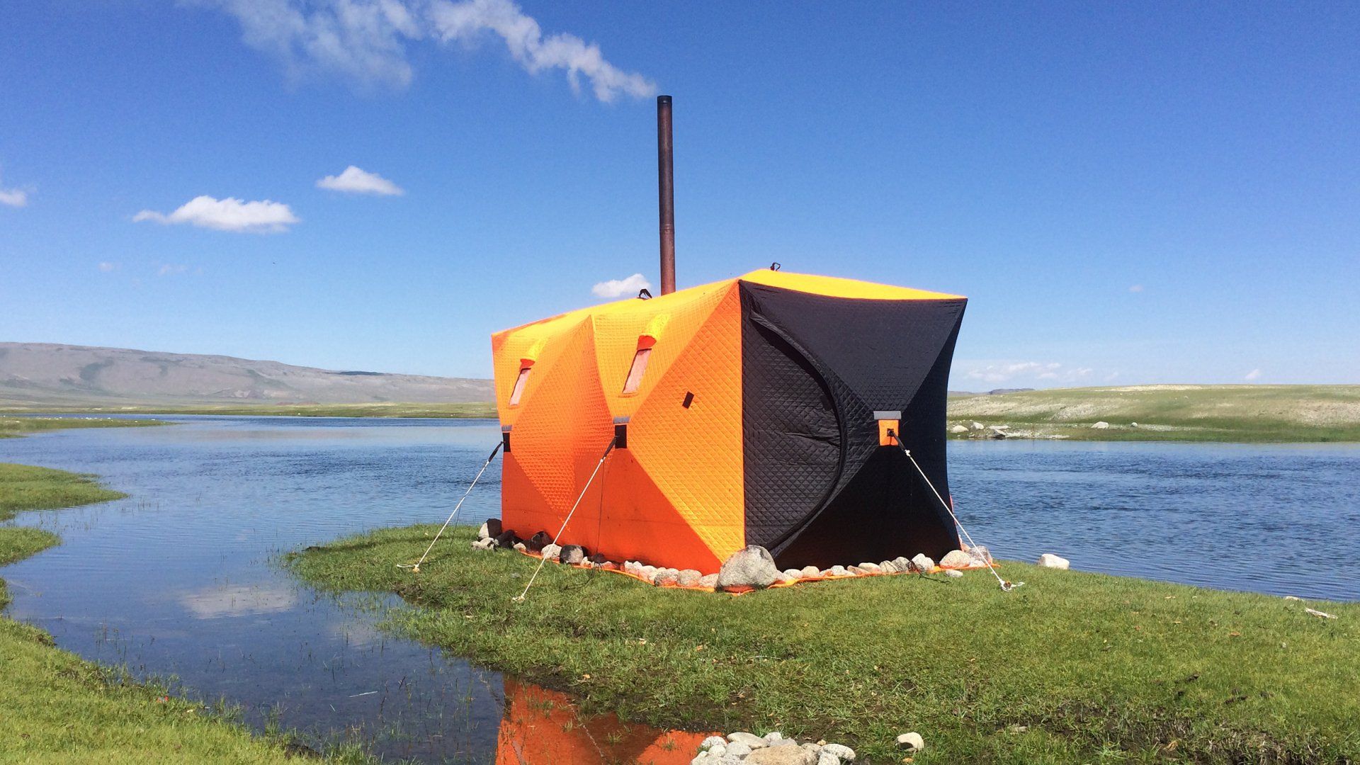 Qube-Zelt mit Aufbauzeit 2 min