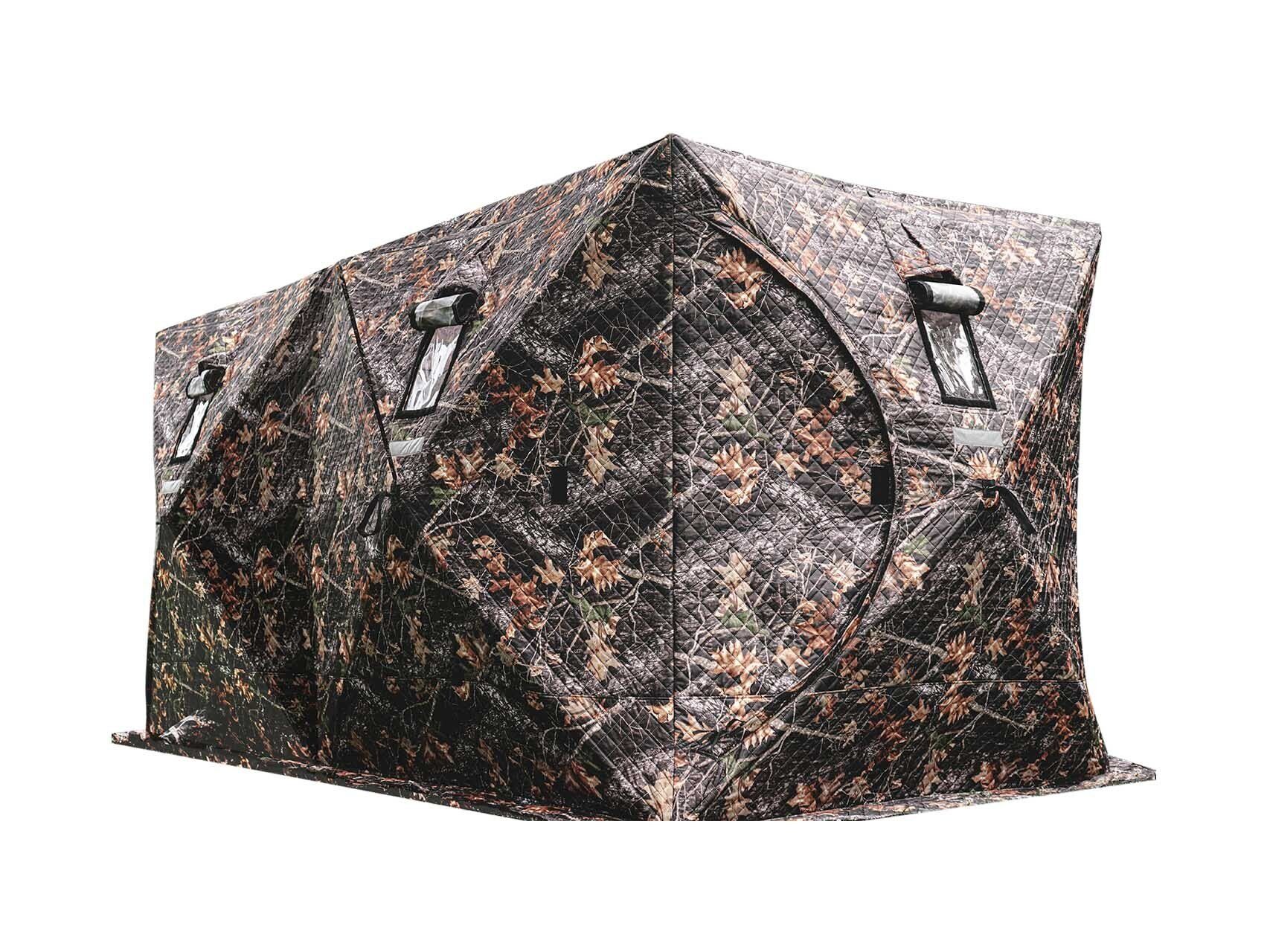 Zeltsauna mit Fenstern und schneller Aufbauzeit