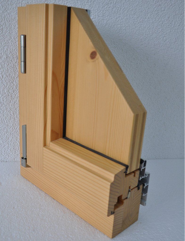 Holz-Alu-Fenster als Energiesparfenster mit 3Fachverglasung