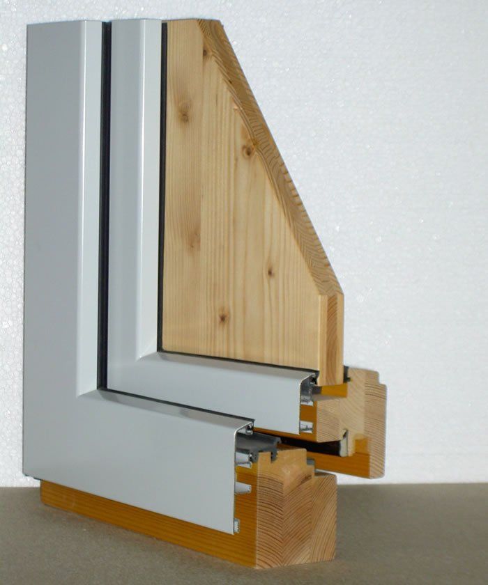 Holz-Aluminium-Fenster Holz-Aluminium-Fenster mit verschweißter Deckschale System Gutmann Mira