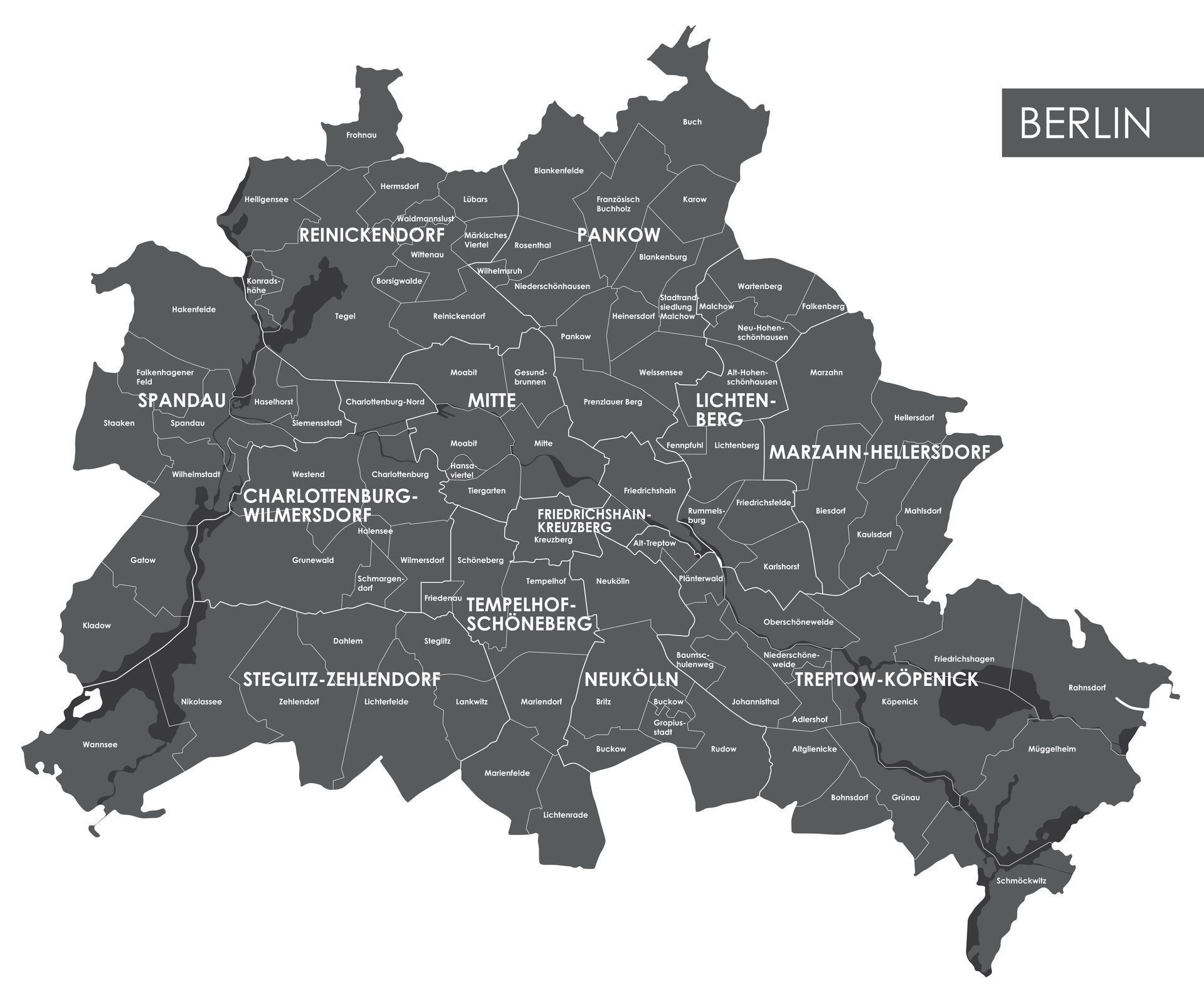 Berlin - Bezirke Berlin - Bezirke