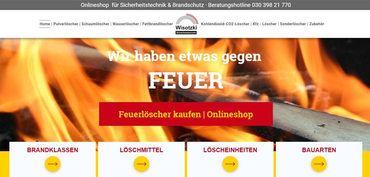 Feuerlöscher - Infoseite