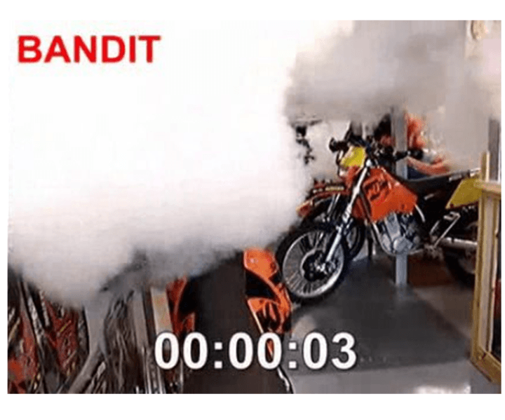 Wirkungsweise von Bandit Schutznebel von Wisotzki-Sicherheitstechnik