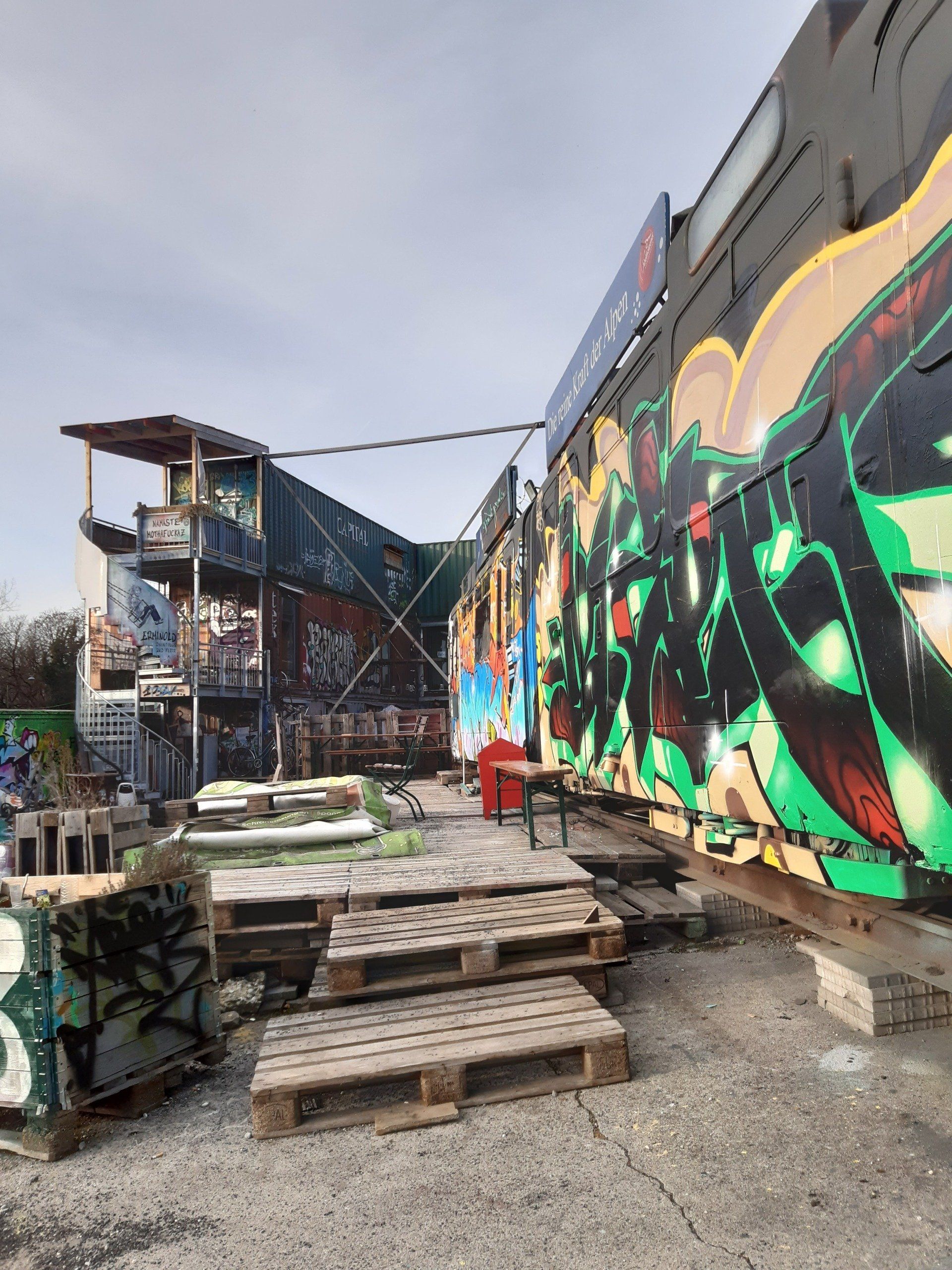 Impression Bahnwärter Thiel Kulturprojekt auf dem alten Münchner Viehhof