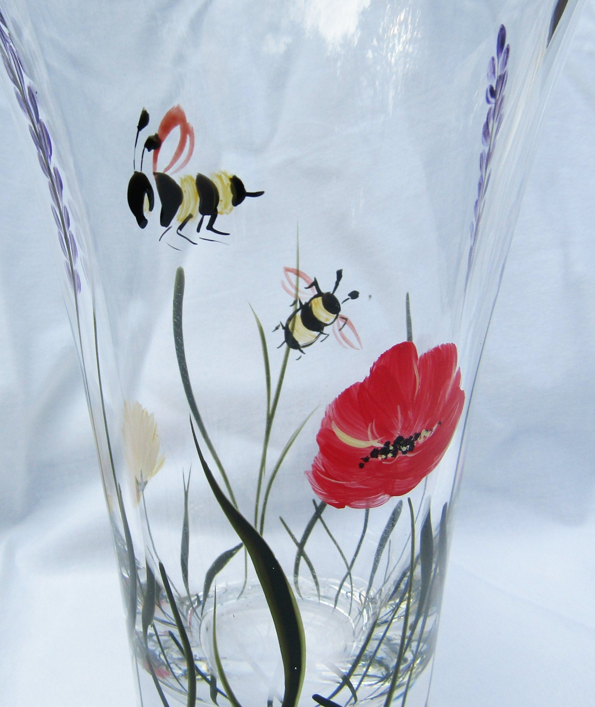 Bees and Poppies Flare Detail