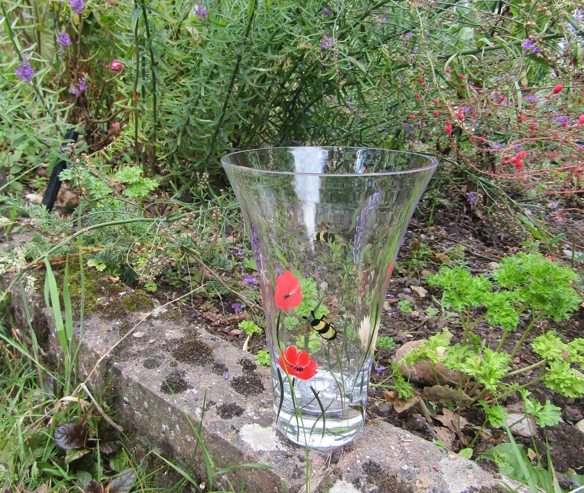Bees and Poppies Flare Out