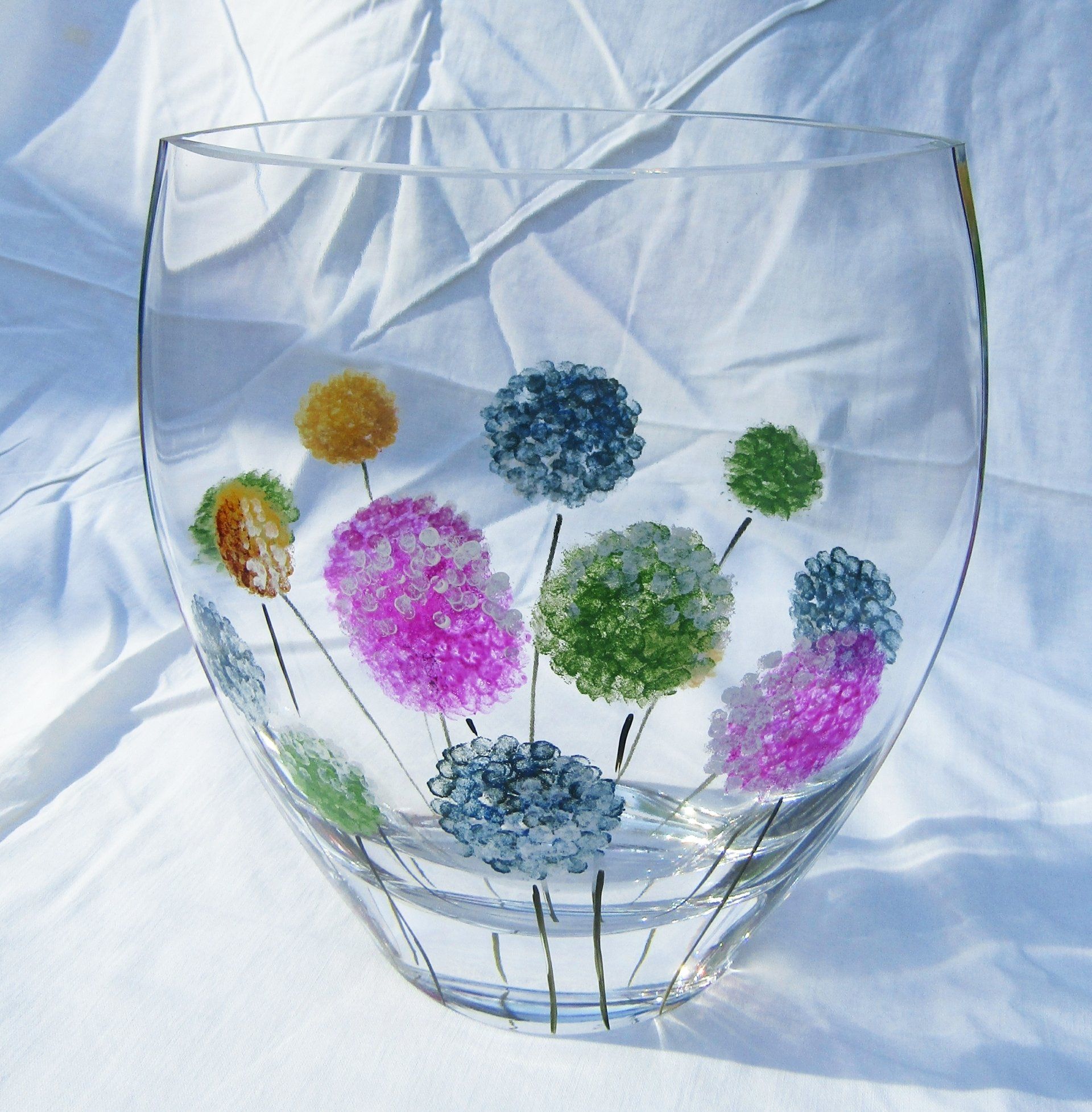 Dahlia Oval Vase