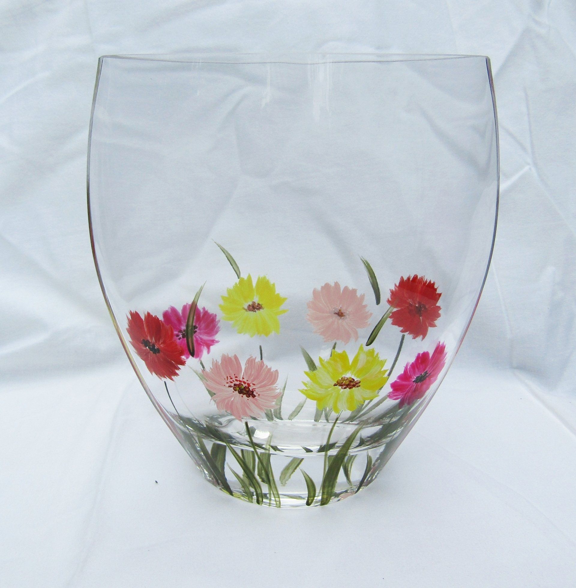 Floral Oval Vase