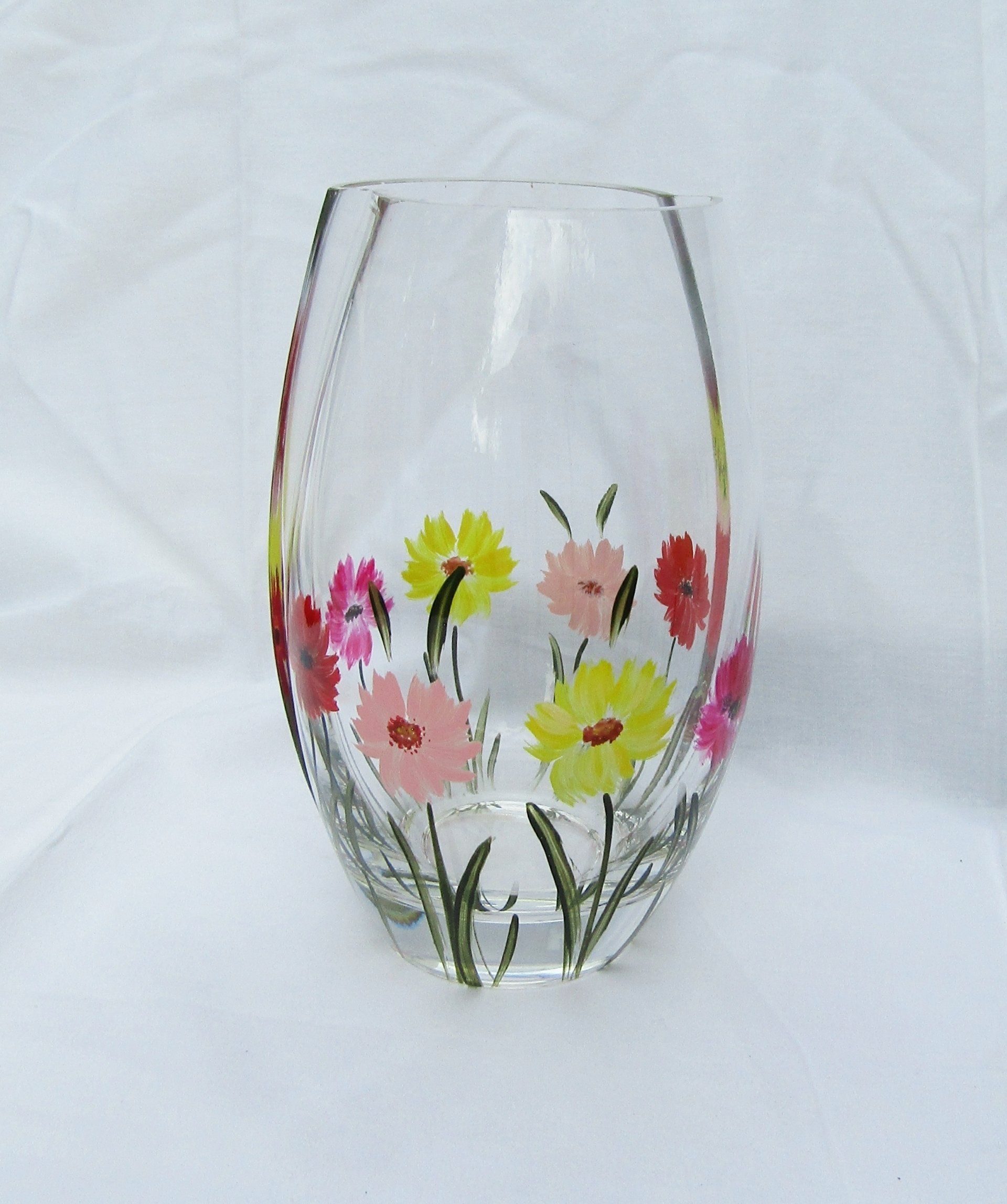 Floral Split Egg Vase