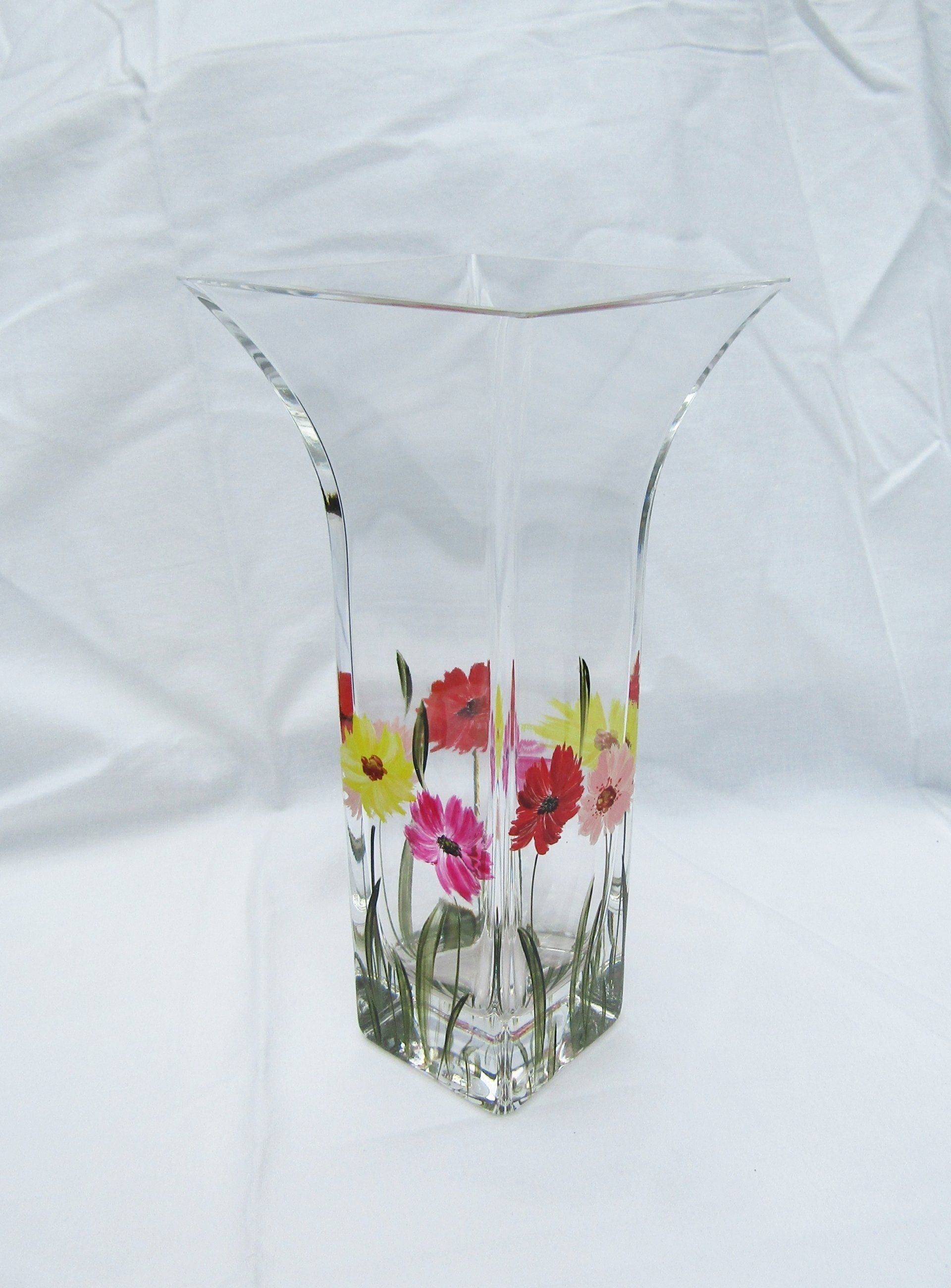 Floral Square Vase 2