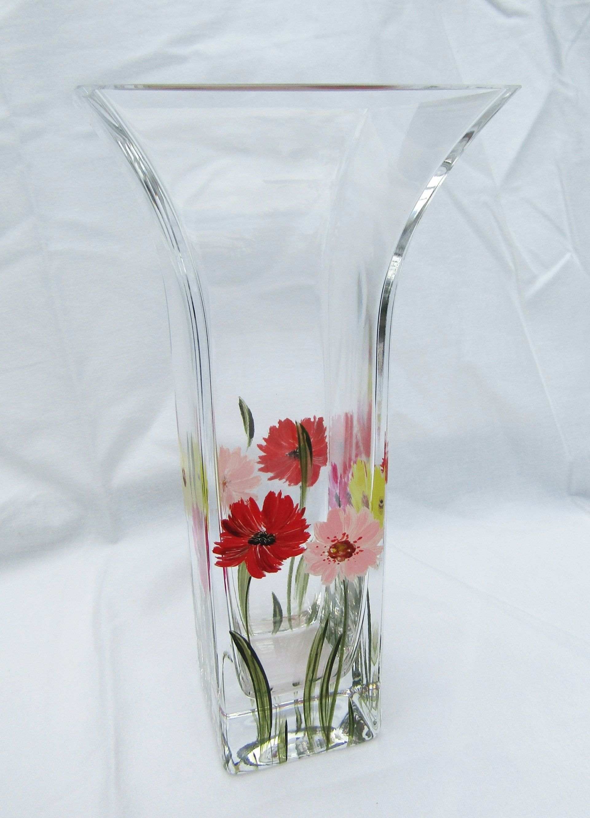 Floral Square Vase 1