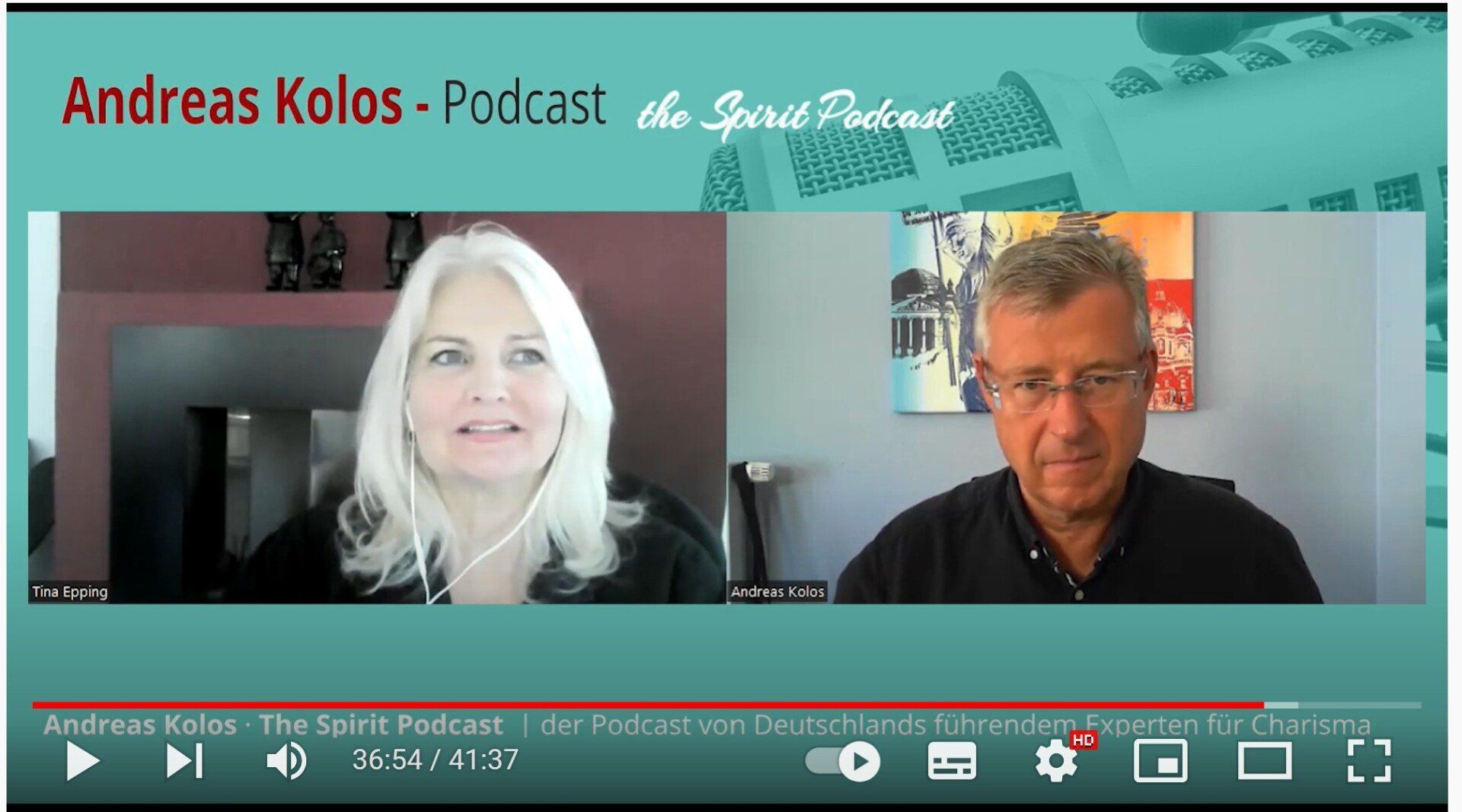 Podcast zum Thema Elektrosmog Tina Epping & Andreas Kolos im Gespräch zum Thema elektromagnetische Felder