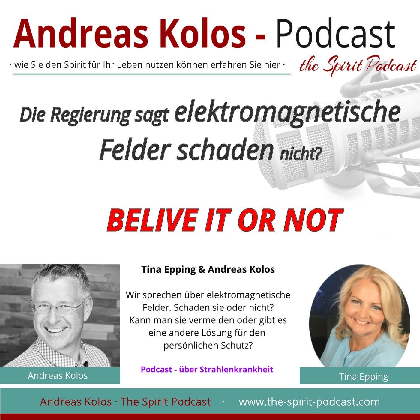 Podcast zwischen Andreas Kolos und Tina Epping zum Thema Elektrosmog Podcast zum Thema Elektrosmog