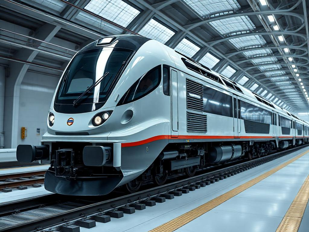 Normen bei Frischkorn Oberflächen + Systeme / Foto einer Bahn mit perfekter Lackierung