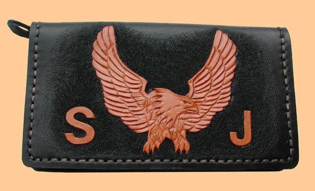 Biker Brieftasche Wildwest-Style