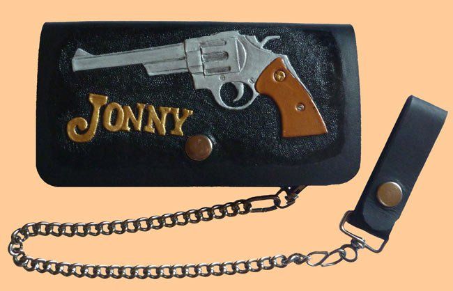 Biker Brieftasche Wildwest-Style